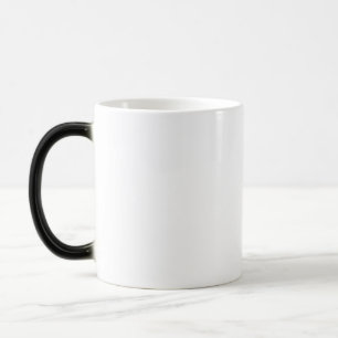 Cute Black Cat with Coffee Color Morph Mug