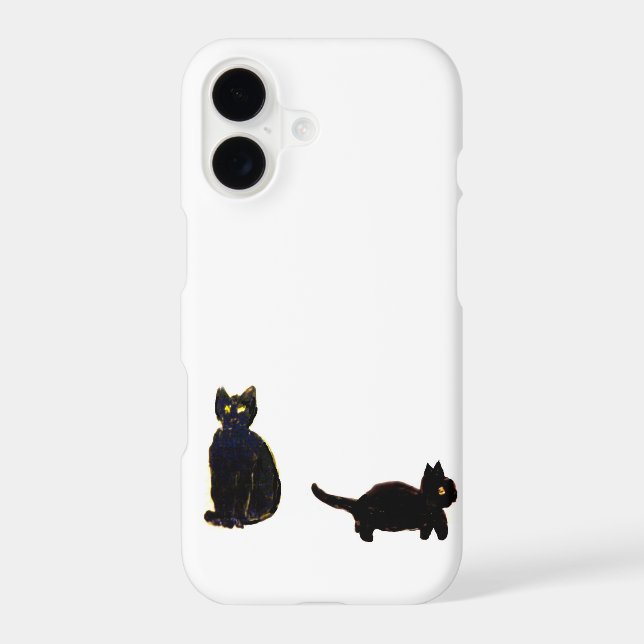 Cute Black Cats Case-Mate iPhone Case (Back)