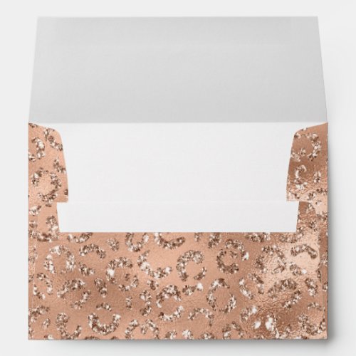 Cute Black Cheetah Leopard Skin Print Pattern Envelope