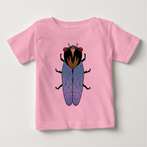 Cute Black Cicada Baby T_Shirt