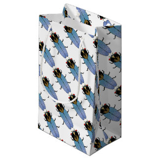 Cute Black Cicada Small Gift Bag