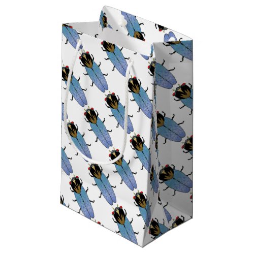 Cute Black Cicada Small Gift Bag