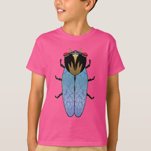 Cute Black Cicada T_Shirt