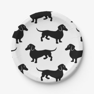 dachshund paper plates