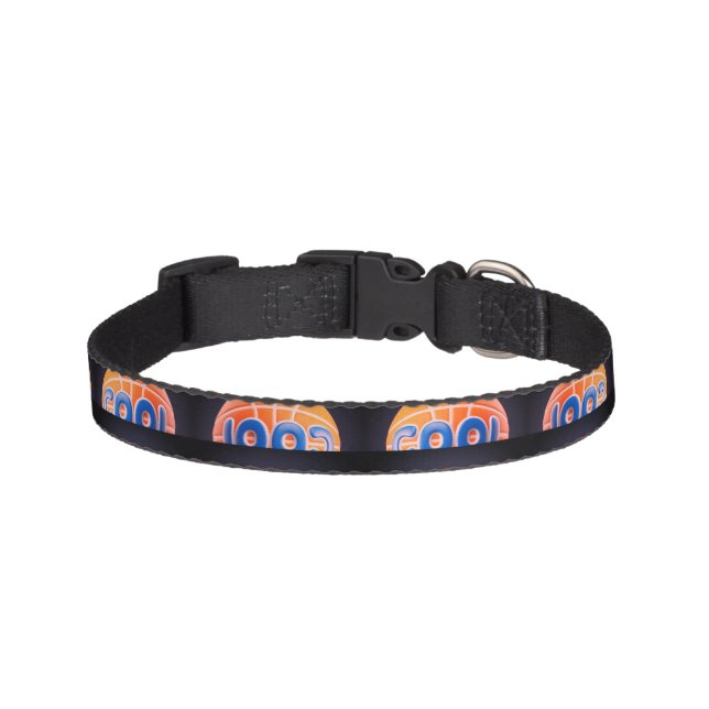 Cute Black Dog Collar (Front)