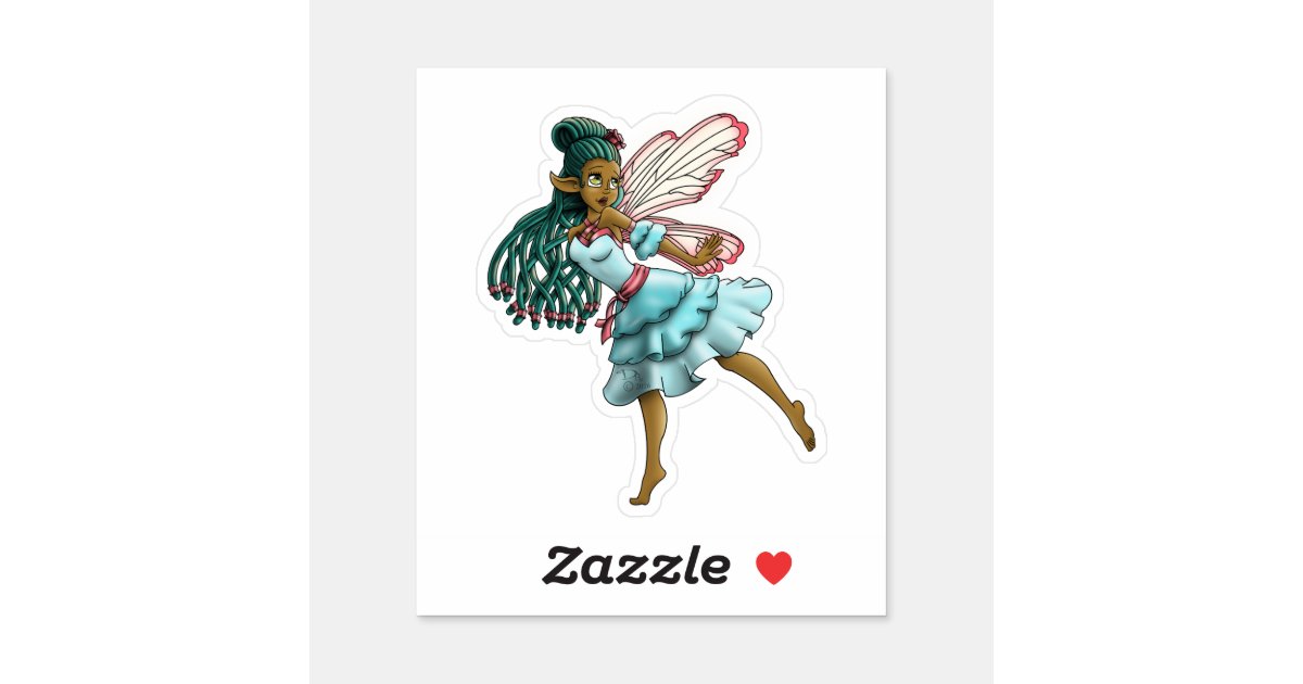 Cute Fairy Sticker, Zazzle