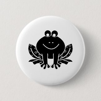cute black frog