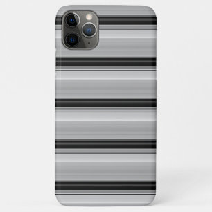 Cute black gray stripes iPhone 11 pro max case