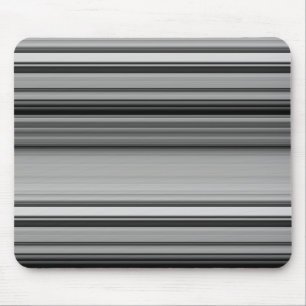Cute black gray stripes  mouse pad