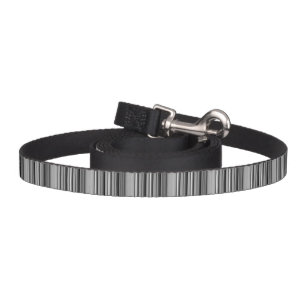 Cute black gray stripes  pet leash