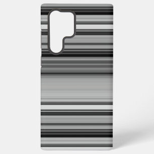 Cute black gray stripes  samsung galaxy s22 ultra case