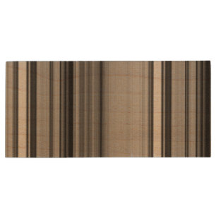 Cute black gray stripes wood flash drive