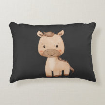 Cute Black Horse