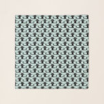 Cute Black Kitty Cats Pattern | Fun Feline Fashion Scarf<br><div class="desc">Complete your outfit with this fun feline fashion accessory. This unique black cats pattern print chiffon scarf is available in a variety of sizes. Cute black kitty with wide eyes and long tail. Makes an original gift for cat lovers!</div>