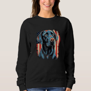 Cute Black Lab Black Labrador Retriever Puppy Dog Sweatshirt