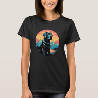 Cute Black Lab Black Labrador Retriever Puppy Dog  T-Shirt