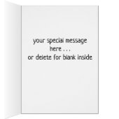 Cute Black Lab Labrador Retriever Dog Cards (Inside (Right))