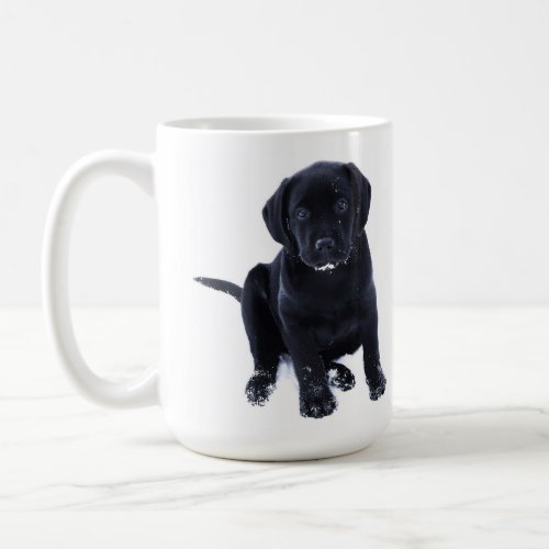 Cute Black Lab Labrador Retriever Dog Coffee Mug