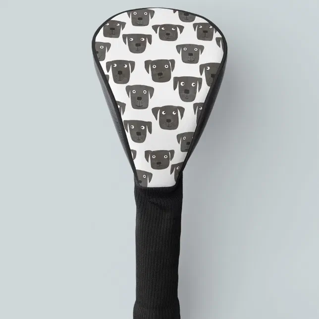 Cute Black Labrador Retriever Dog Golf Head Cover Zazzle