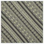 Cute black olive ukraine ornament background fabric