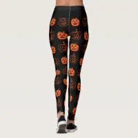 Vibrant Jack O'Lanterns Leggings