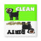 Cute Black Pug Clean / Dirty Dishwasher Magnet