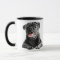 Cute Black Pug Dog animal pets art
