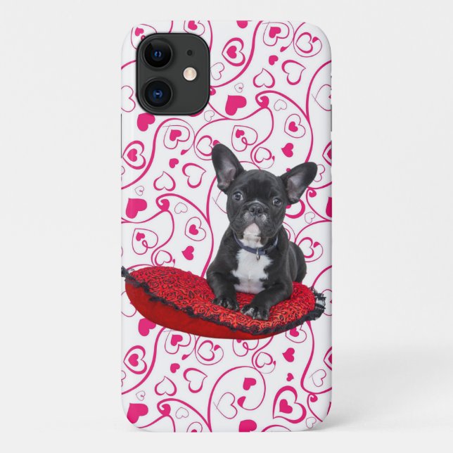 Cute Black Puppy Case-Mate iPhone Case (Back)