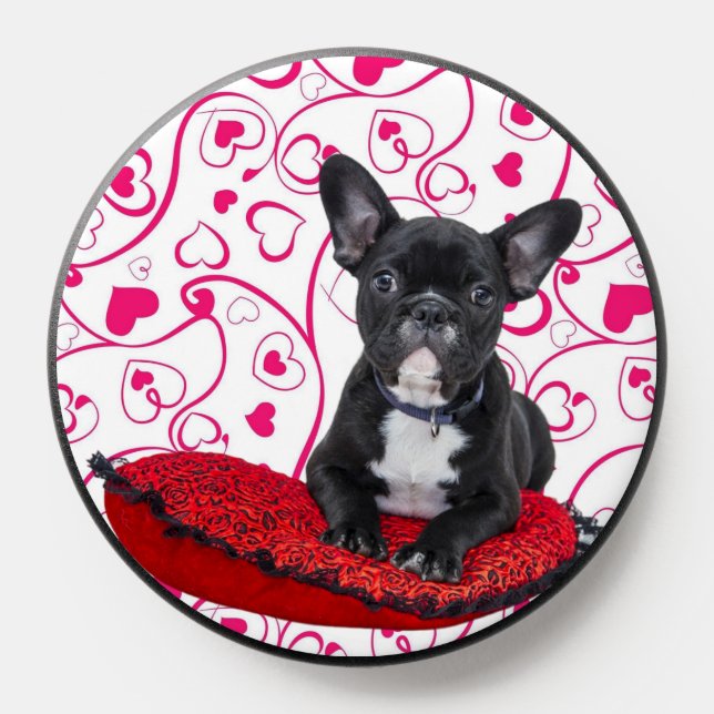 Cute Black Puppy PopSocket (Popsocket)