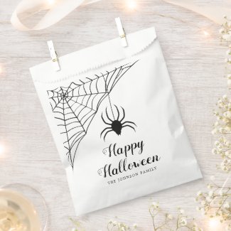 Cute Black Spider Happy Halloween