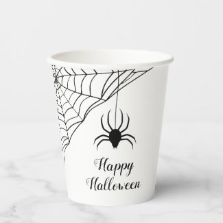 Cute Black Spider Happy Halloween
