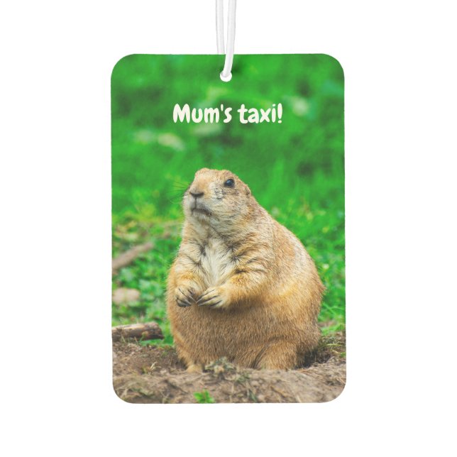 Cute Black-Tailed Prairie Dog Air Freshener (Back)