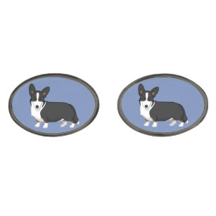 corgi cufflinks