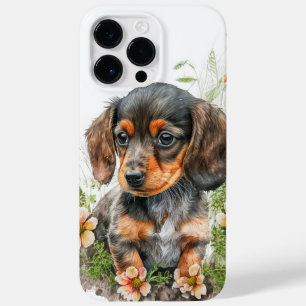 CUTE BLACK TAN DACHSHUND PUPPY DOG Case-Mate iPhone 14 PRO MAX CASE