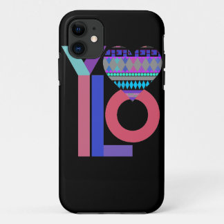 Cute Black Tribal YOLO  iPhone 5 Case