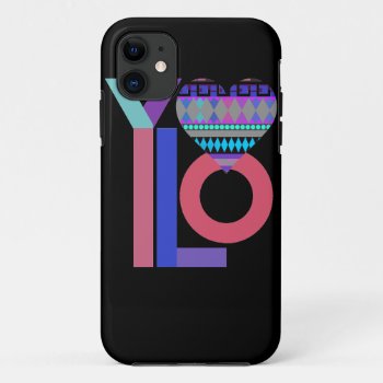 Cute Black Tribal Yolo  Iphone 5 Case by OrganicSaturation at Zazzle