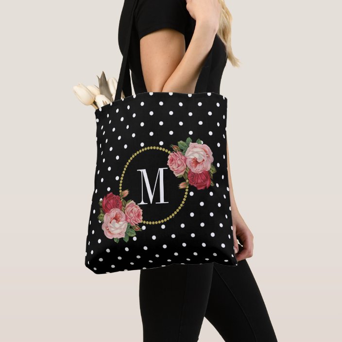 cute black tote bags