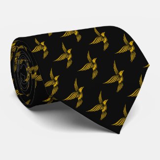 Cute black vintage gold eagle patterns