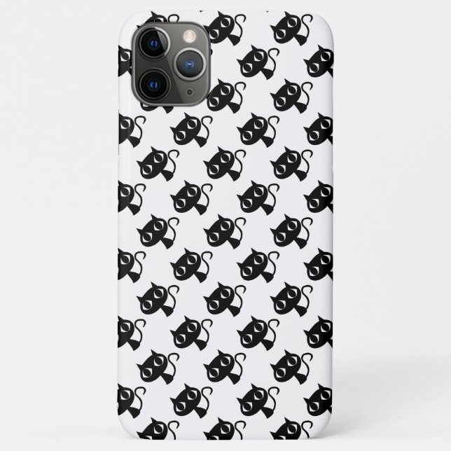 Cute black white cats patterns Case-Mate iPhone case (Back)