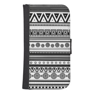 Cute black white decorative aztec texture