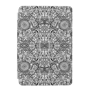 Cute black white floral paisley iPad mini cover