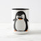 Cute Black  White Penguin And  Funny Mustache