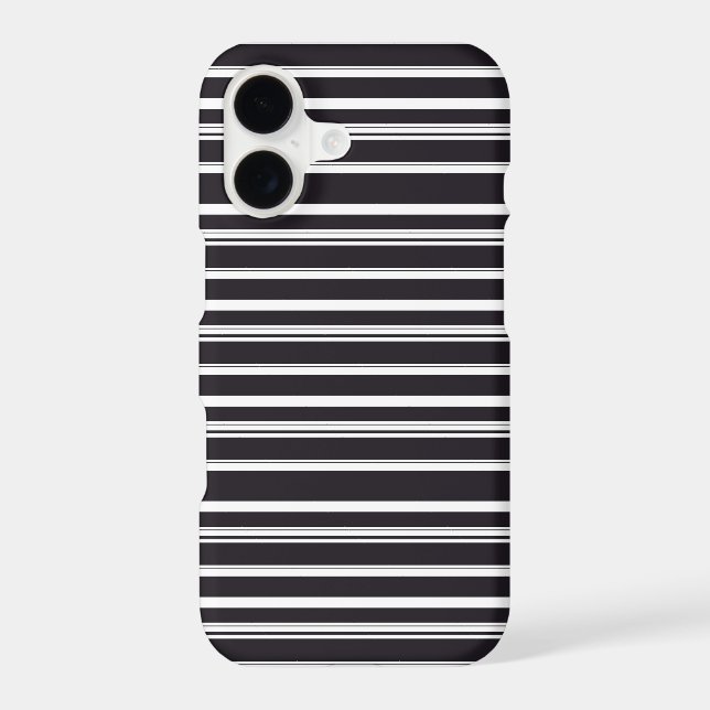 Cute black white stripes Case-Mate iPhone case (Back)