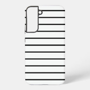 Cute black white stripes samsung galaxy s22+ case
