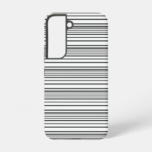 Cute black white stripes samsung galaxy s22 case