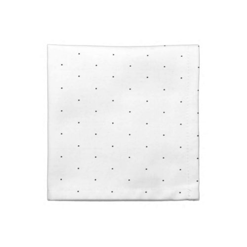 Cute Black white tiny polka dots pattern elegant Cloth Napkin