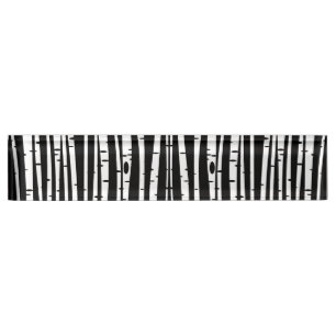 Cute black white tree pattern mouse pad drum stick desk name plate