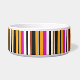 Cute black yellow stripes bowl