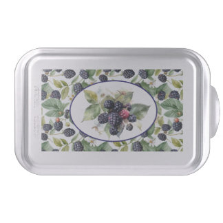 Cute Blackberries Watercolor  Cake Pan