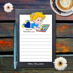 Cute Blackboard Teacher Girl  Post-it Notes